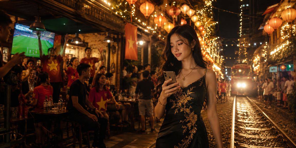 Người dùng truy cập trung tâm trợ giúp trên điện thoại tại Hội An